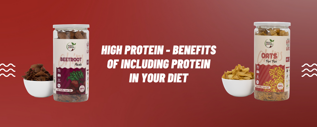 High Protein - Benefits of including protein in your diet.